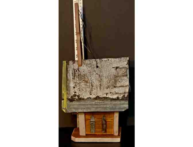 1-of-a-Kind! Hand-crafted Birdhouse for your feathered friends -- 16' tall @ steeple