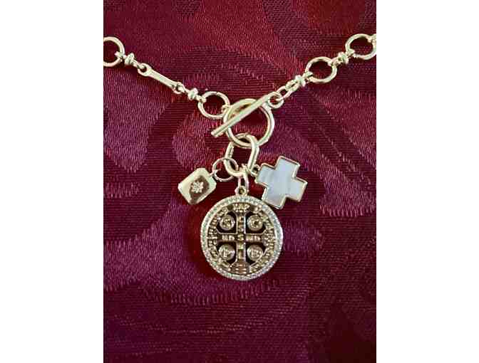 Julep Lane Gold Necklace with 3 charms