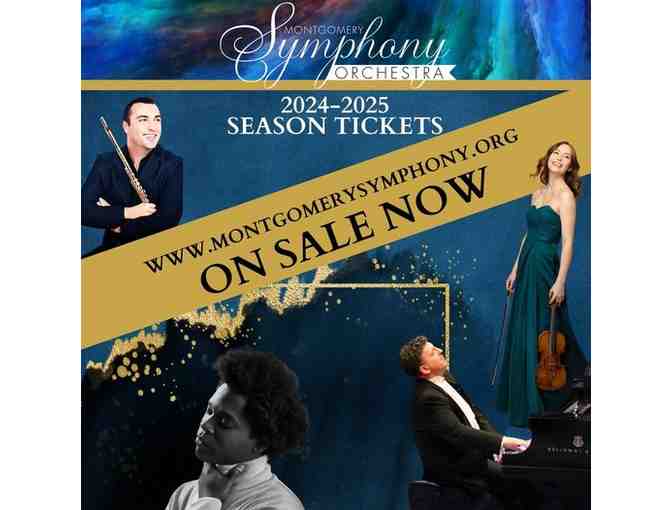 Montgomery Symphony Tickets: 2 Tickets to the Holiday Pops Concert on December 18, 2025