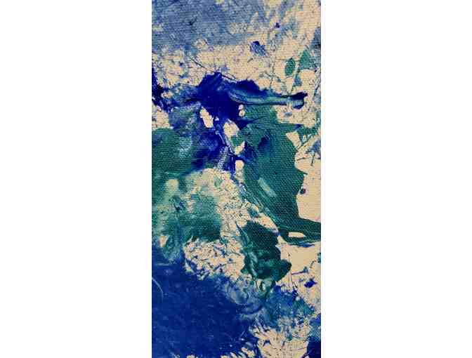 Animal Art Created by our very own Pygmy Hippo, LoLa (she's SO cute!) 18' x 24'