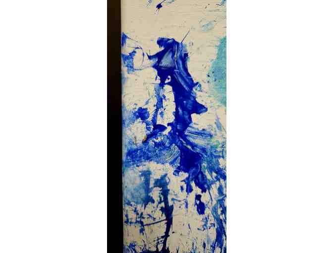 Animal Art Created by our very own Pygmy Hippo, LoLa (she's SO cute!) 18' x 24'