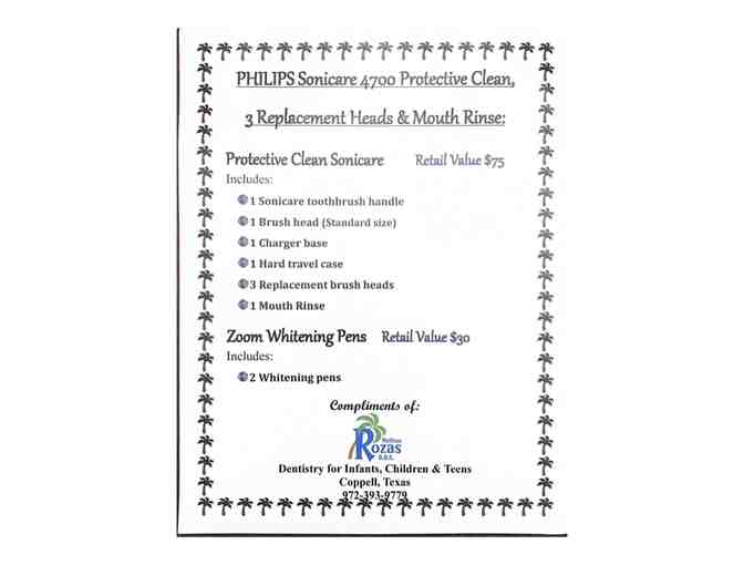 Sonicare Gift Bag donated by Melissa Rozas, DDS