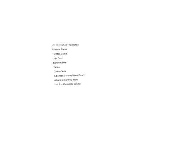 Game Night Basket - Mrs. Sughrue