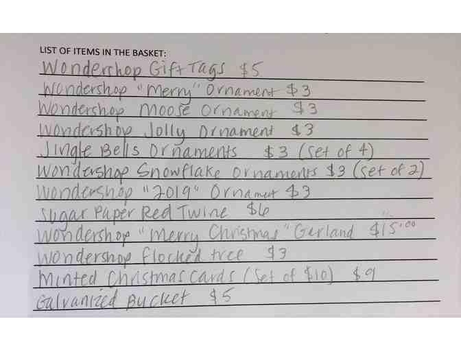 Christmas Wondershop Basket - Nuru