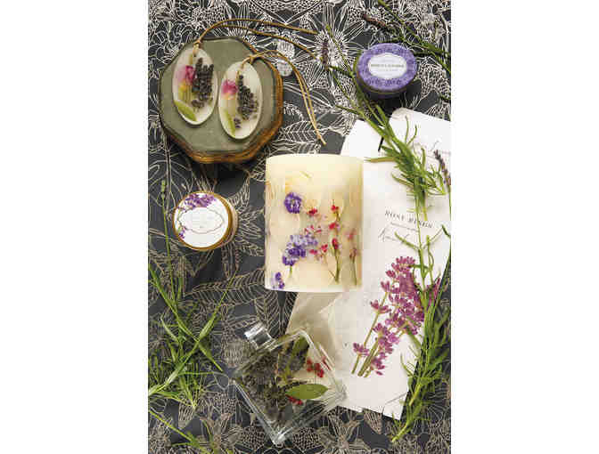 Rosy Rings: A set from the Roman Lavender Collection