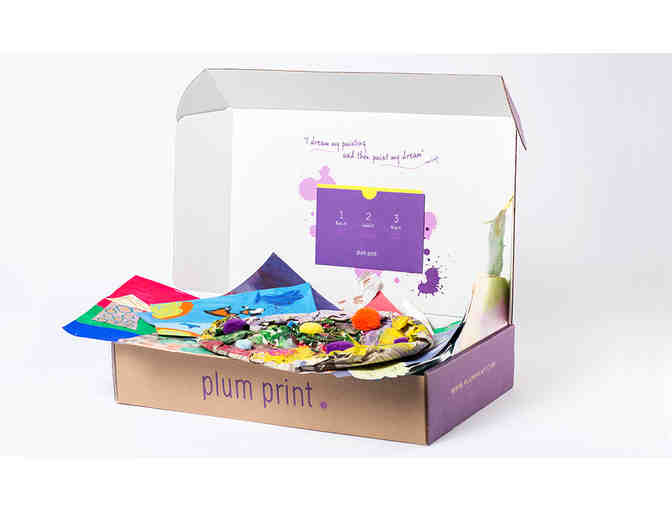 Plum Print: Custom Hardcover Coffee Table Book of Your Child's Artwork