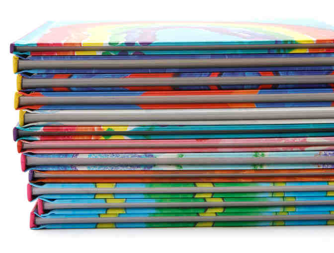 Plum Print: Custom Hardcover Coffee Table Book of Your Child's Artwork