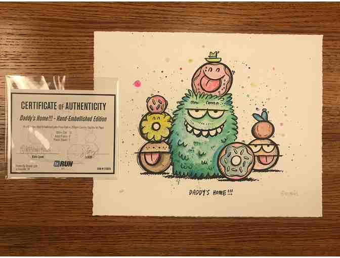 Kevin Lyons, 'Daddy's Home' Letterpress Print