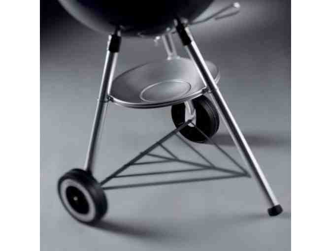 One-Touch Silver 22-1/2 in. Charcoal Kettle Grill in Black
