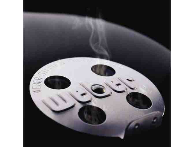 One-Touch Silver 22-1/2 in. Charcoal Kettle Grill in Black