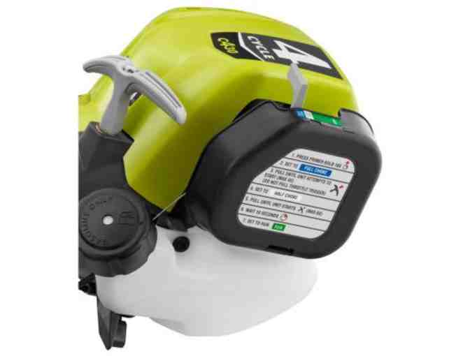 Ryobi 4-Cycle 30 cc Attachment Capable Curved Shaft Gas Trimmer