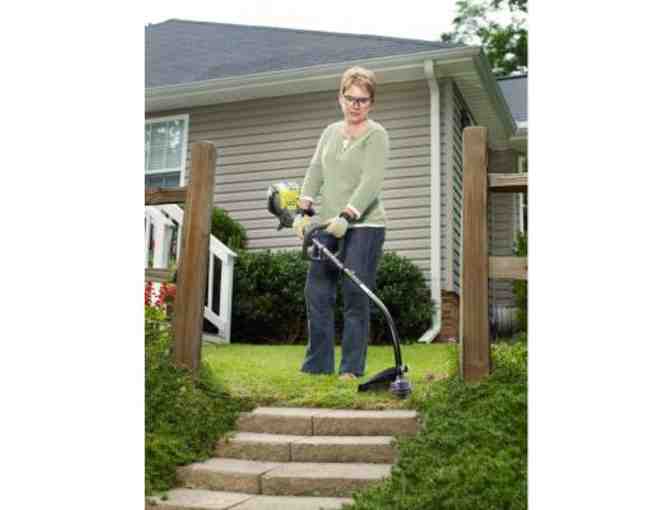 Ryobi 4-Cycle 30 cc Attachment Capable Curved Shaft Gas Trimmer