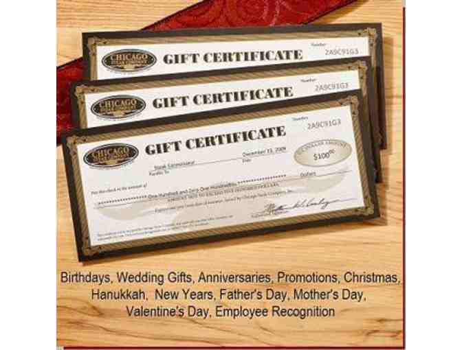 Chicago Steak Company Online $100 GC