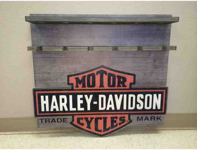 Harley-Davidson Wooden Wine Rack
