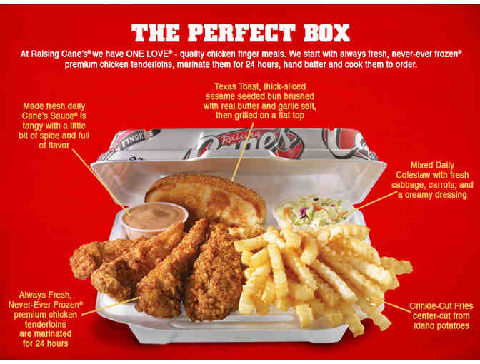 Raising Cane's Gift Basket with Gift Cards