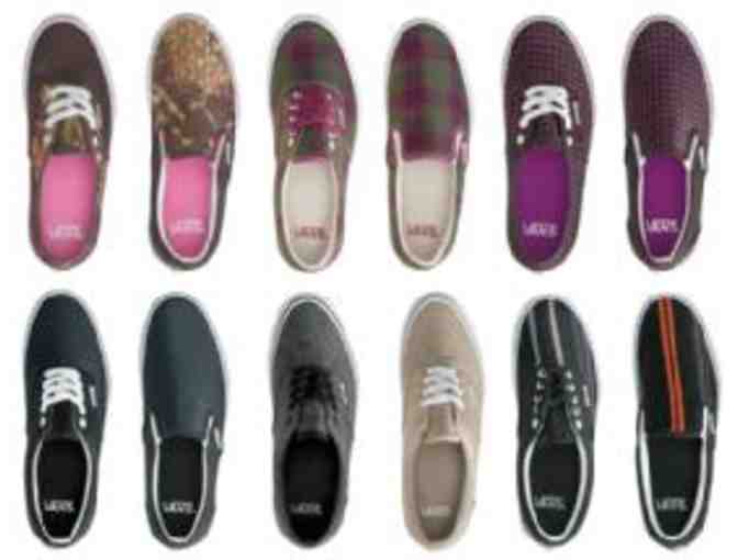 Choose 1 Pair of VANS at ANY VANS Retail Store