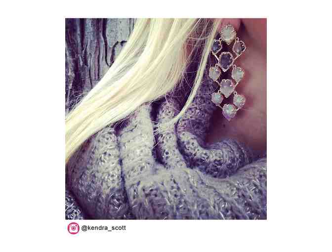 Kendra Scott Clara Earrings in White Ice