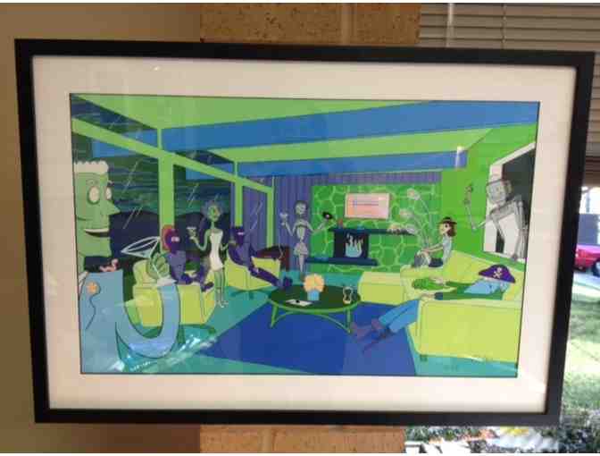 Tony Reans Framed & Signed Limited Print 1 of 5 - 'More Sushi Anyone'