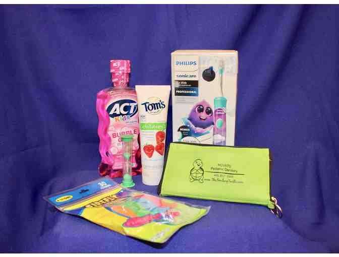 Kids' Oral Hygiene Basket from Novato Pediatric Dentistry