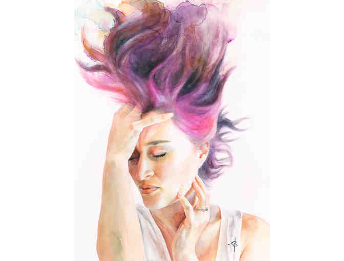 8'x10' Custom Portrait Painting of a Person or Pet