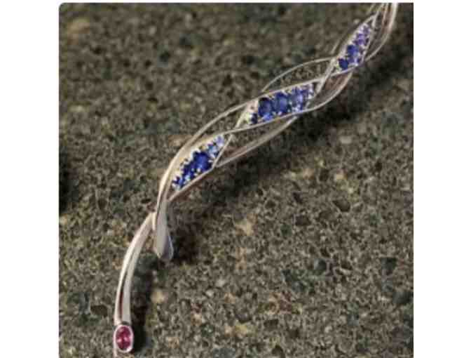 Sapphire Choker and Earrings