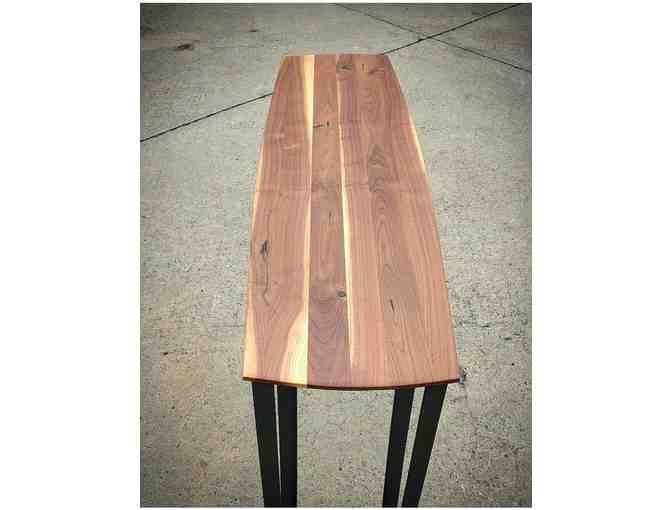 Handcrafted Black Walnut Console Table