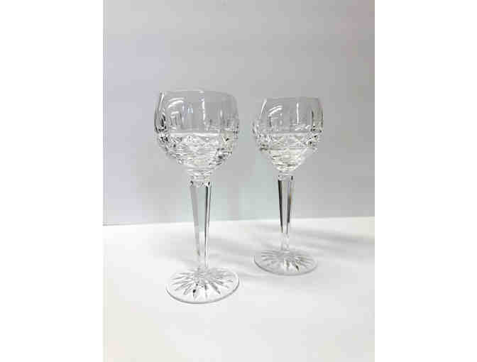 Waterford Crystal Wine Glasses with Wine