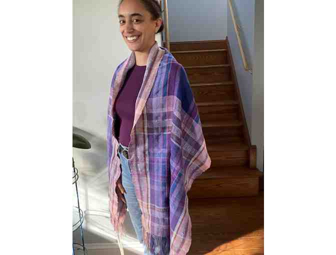 Handwoven Tallit by Abby Ruder