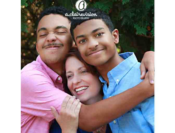 1HR Family Portrait Session + Signature Wall Print from Amanda Claire Vision! (Local only)