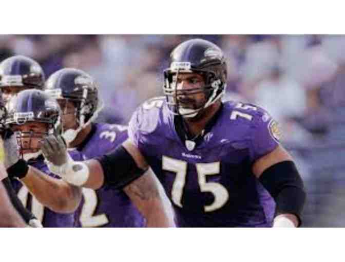 Baltimore Ravens Hall of Famer Jonathan Ogden Signed Jersey