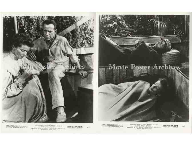 AFRICAN QUEEN, 1952, 8x10 Stills, Humphrey Bogart, Katharine Hepburn, Robert Morley.