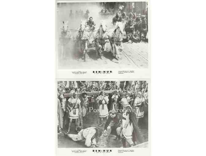 BEN-HUR, 1960, 8x10 Stills, Charlton Heston, Jack Hawkins, Haya Harareet, Stephen Boyd.