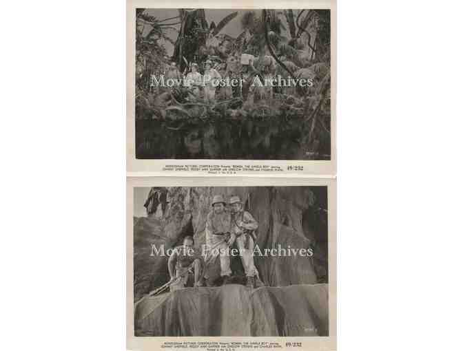 BOMBA, THE JUNGLE BOY, 1949, 8x10 Stills, Johnny Sheffield, Peggy Ann Garner.