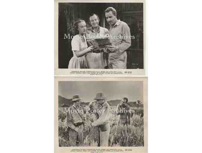 BOMBA, THE JUNGLE BOY, 1949, 8x10 Stills, Johnny Sheffield, Peggy Ann Garner.
