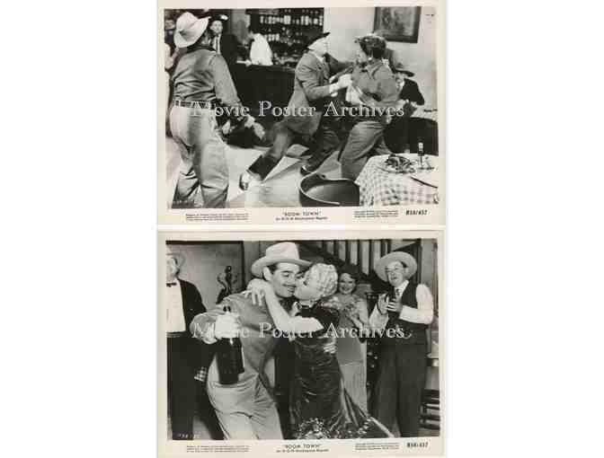 BOOM TOWN, 1940, 8x10 Stills, Clark Gable, Spencer Tracy, Claudette Colbert, Hedy Lamarr.