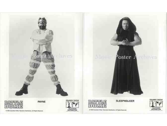 BATTLE DOME, 8x10 studio stills, Sydney Colston, Terry Crews, Steve Albert and Chad Bannon