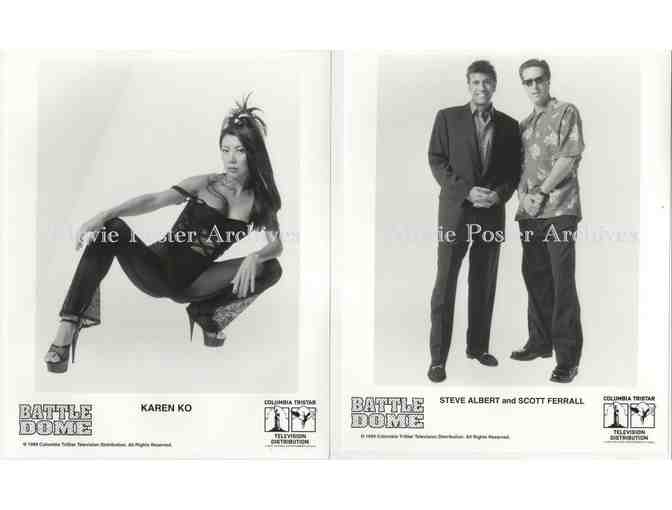 BATTLE DOME, 8x10 studio stills, Sydney Colston, Terry Crews, Steve Albert and Chad Bannon