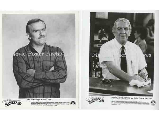 CHEERS, 8x10 stills, Ted Danson, Kirstie Alley, Shelley Long, Kelsey Grammar and Rhea Perlman