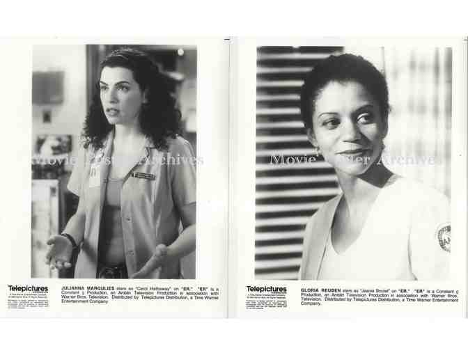 ER, 8x10 promo stills, Noah Wyle, Laura Innes, Anthony Edwards, George Clooney, Deezer D