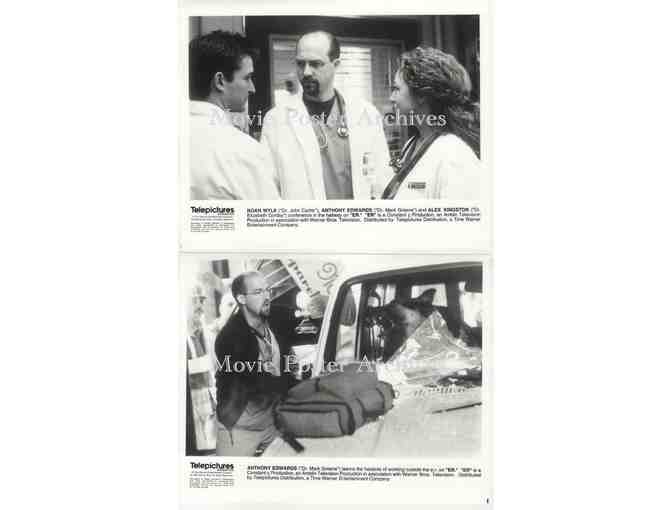 ER, 8x10 promo stills, Noah Wyle, Laura Innes, Anthony Edwards, George Clooney, Deezer D