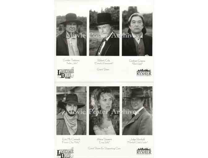 LONESOME DOVE, 8x10 studio stills, Scott Bairstow, Christianne Hirt, Eric McCormack and Paul Le Mat