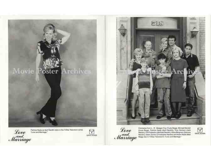LOVE AND MARRIAGE, 8x10 promo stills, Tony Denison, Patricia Healy, Erik Palladino, Adam Zolotin