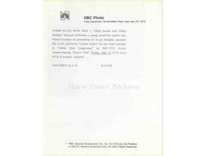 MIAMI VICE, 7x9 local tv promo stills, Don Johnson, Philip Michael Thomas, Edward James Olmos