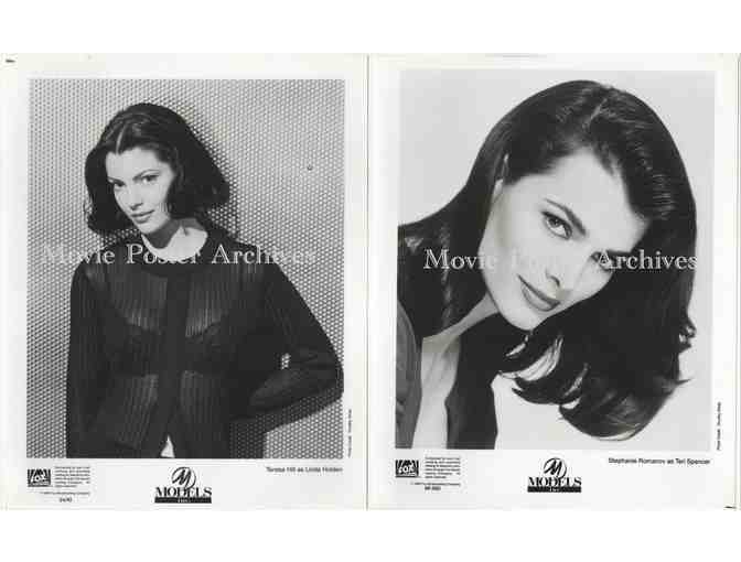 MODELS INC, 8x10 studio stills, Linda Gray, Cameron Daddo, David Goldsmith, Carrie-Anne Moss
