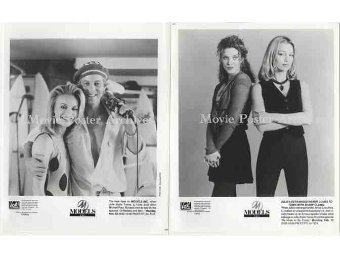 MODELS INC, 8x10 studio stills, Linda Gray, Cameron Daddo, David Goldsmith, Carrie-Anne Moss