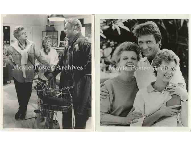 MURDER SHE WROTE, 7x9 local station stills, Angela Lansbury, Tom Bosley, Bradford Dillman