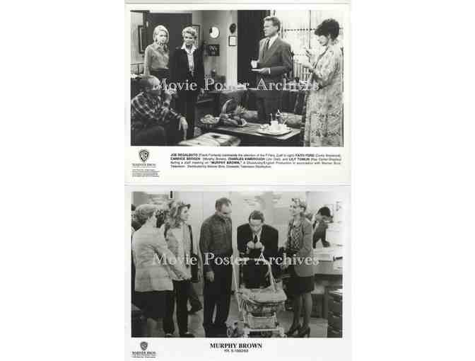 MURPHY BROWN, 8x10 studio stills, Candice Bergen, Grant Shaud, Robert Pastorelli, Faith Ford