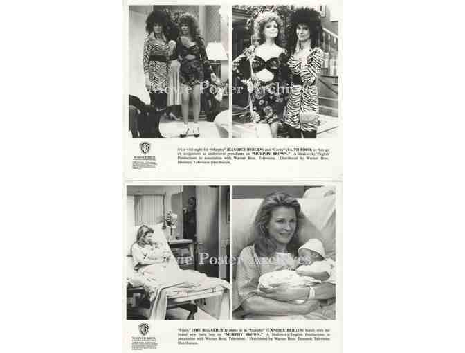 MURPHY BROWN, 8x10 studio stills, Candice Bergen, Grant Shaud, Robert Pastorelli, Faith Ford