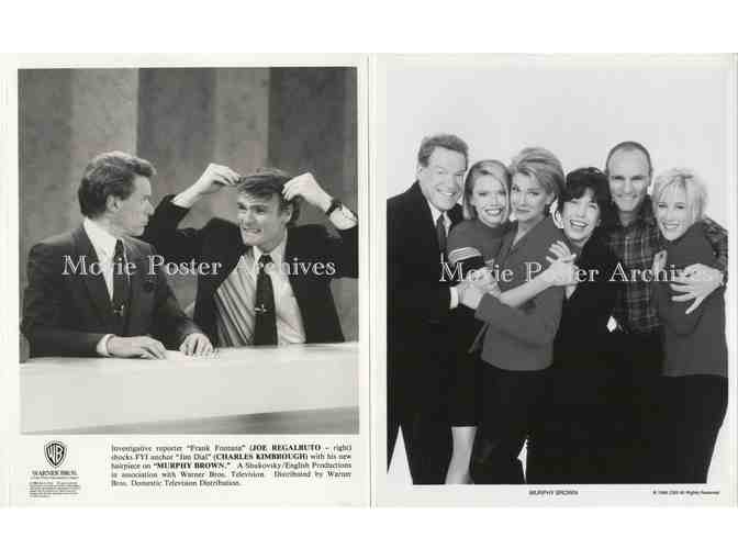 MURPHY BROWN, 8x10 studio stills, Candice Bergen, Grant Shaud, Robert Pastorelli, Faith Ford