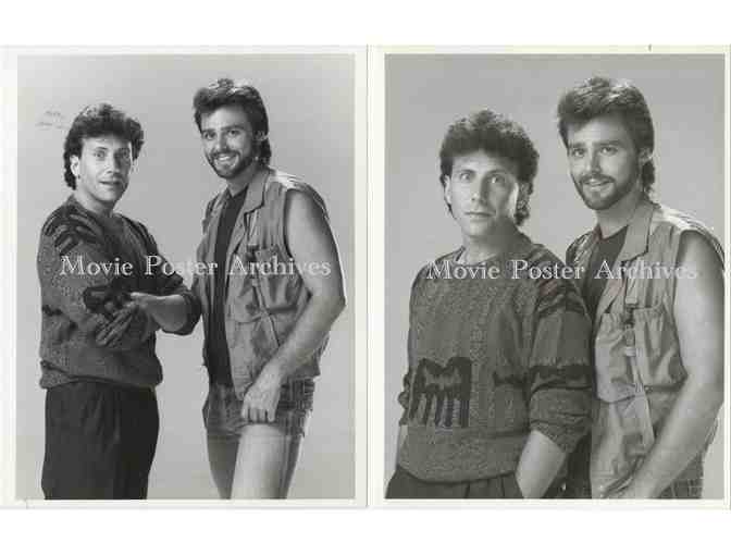 MY TWO DADS, 7x9 local tv promo stills, Paul Reiser, Greg Evigan, Staci Keanan, Dick Butkus
